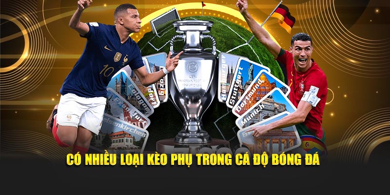 Có nhiều loại kèo phụ trong cá độ bóng đá